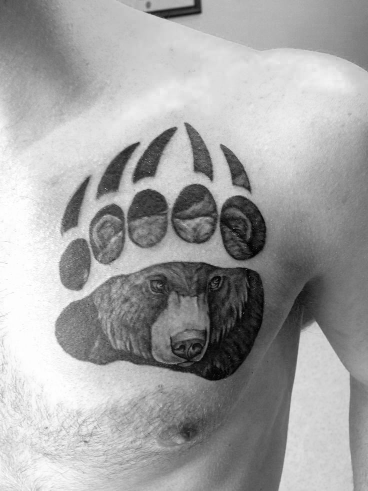 tatuagem garra arranhao urso 164