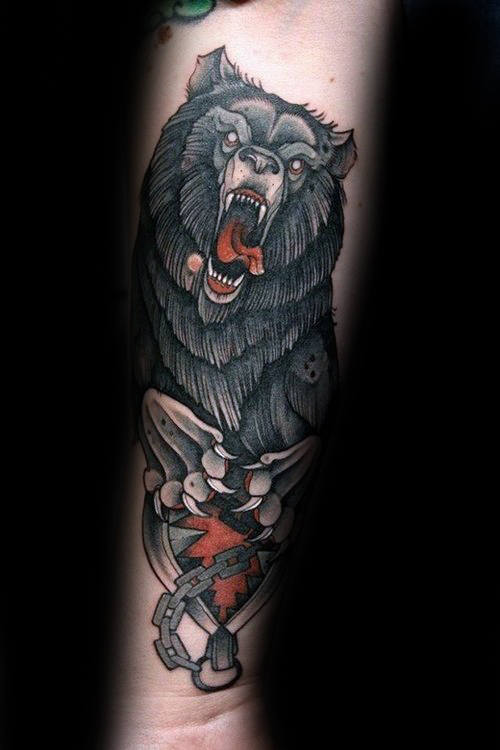 tatuagem garra arranhao urso 94
