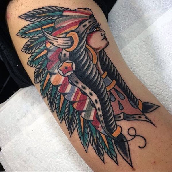 tatuagem indio americano 105174