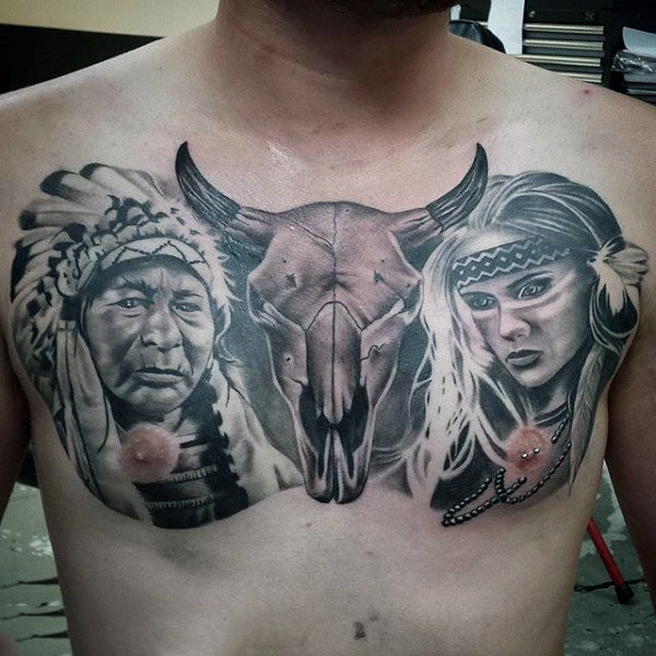 tatuagem indio americano 113170