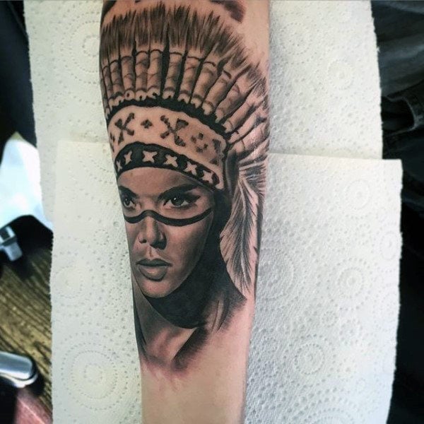 tatuagem indio americano 129162