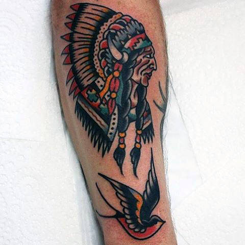 tatuagem indio americano 157146