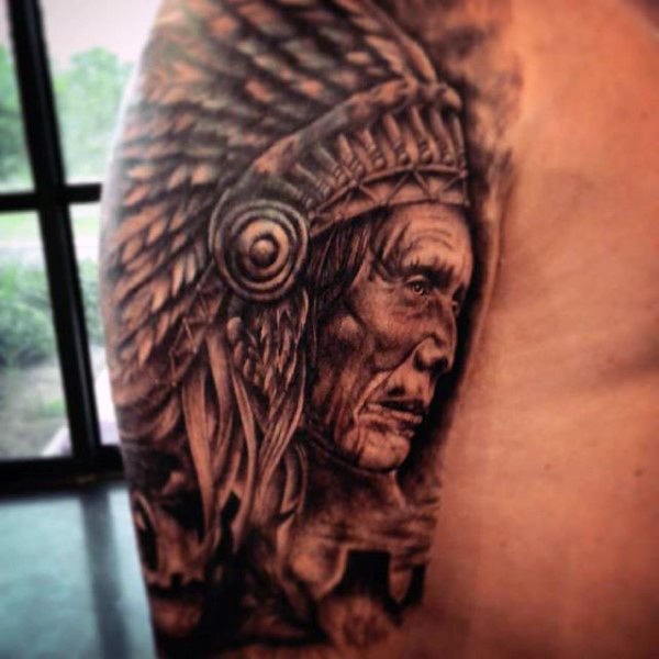 tatuagem indio americano 181132