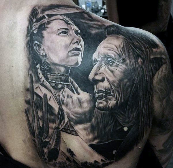 90 tatuagens de índio ou indígenas americanos e o significado