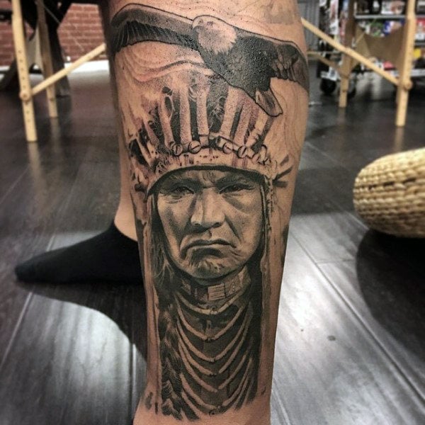 tatuagem indio americano 35736