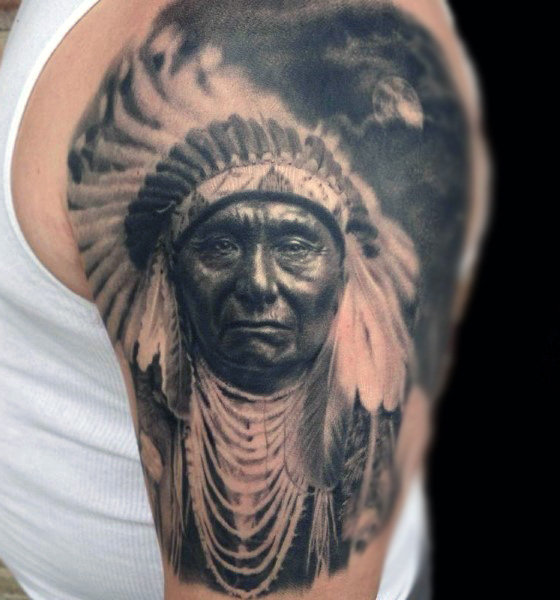 tatuagem indio americano 5324