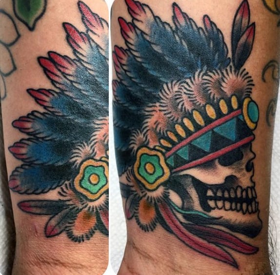 tatuagem indio americano 6916