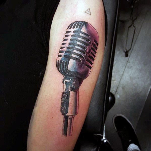 tatuagem microfone 120