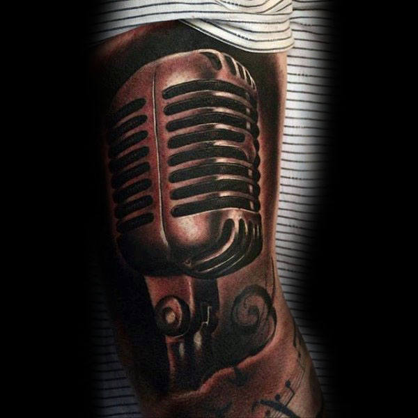 tatuagem microfone 96