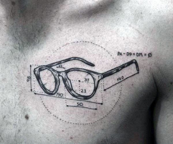 tatuagem oculos 40