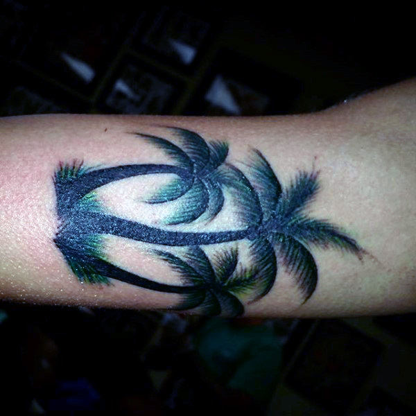 tatuagem palmeira 112