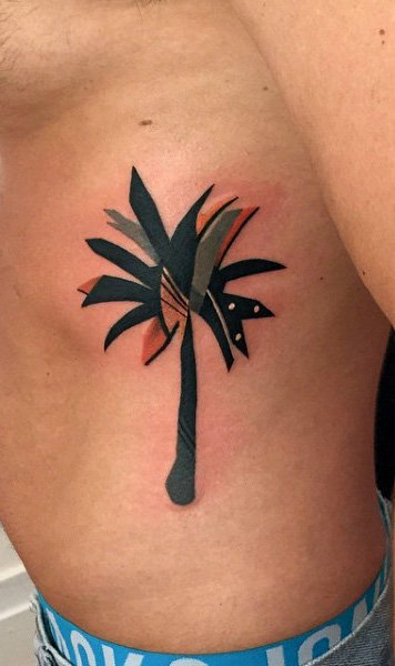tatuagem palmeira 74