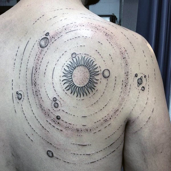 tatuagem sistema solar 29