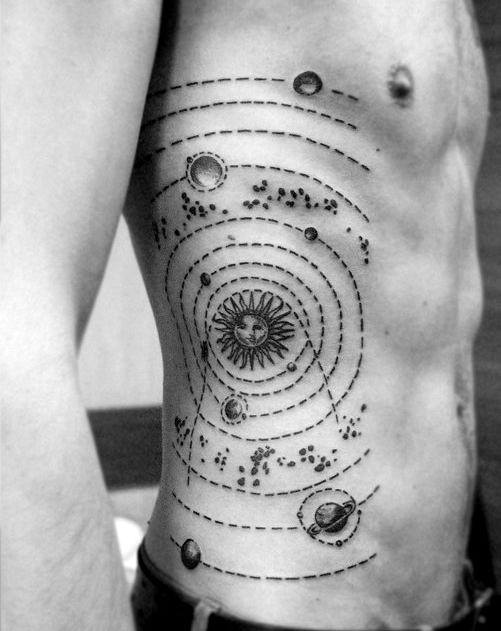 tatuagem sistema solar 41