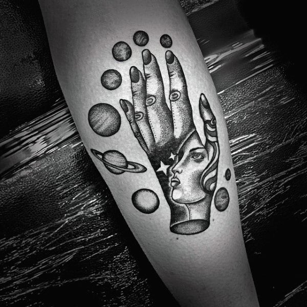 tatuagem sistema solar 57
