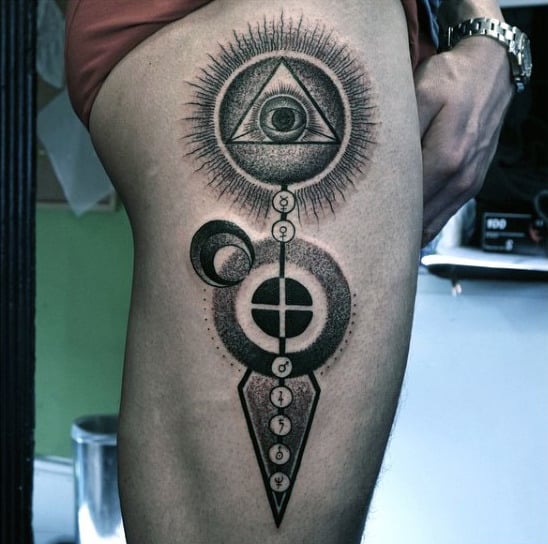 tatuagem sistema solar 89