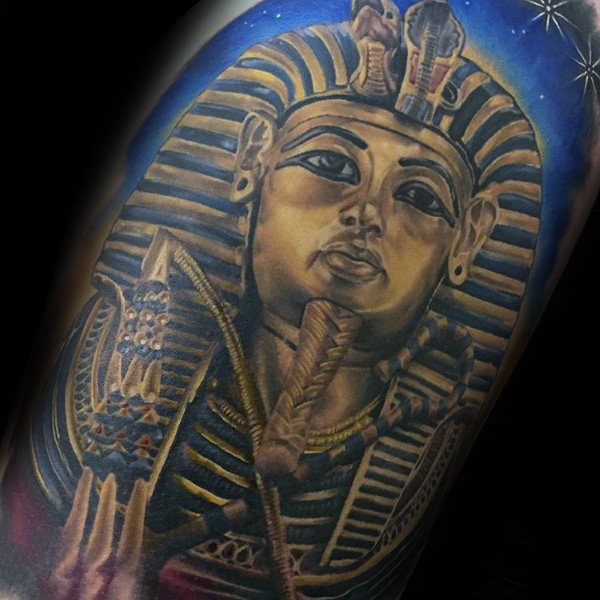 65 Tatuagens de Tutankamon (Com o significado)