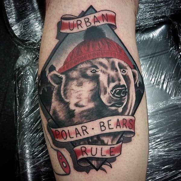 tatuagem urso polar 108