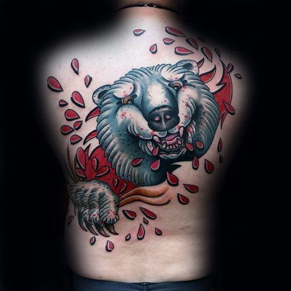 tatuagem urso polar 112