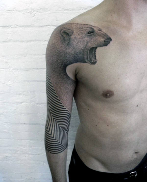 tatuagem urso polar 30