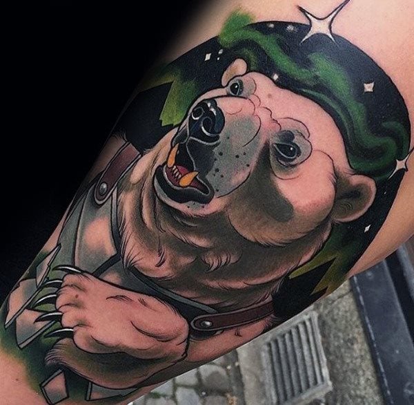 tatuagem urso polar 38