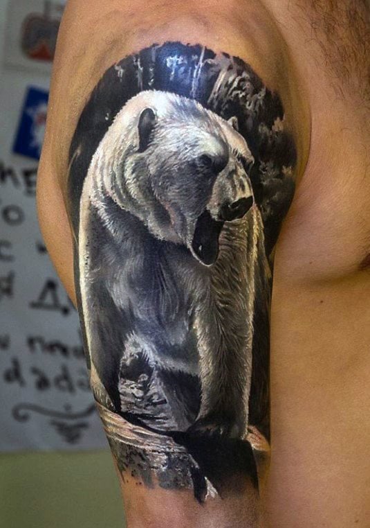 tatuagem urso polar 64
