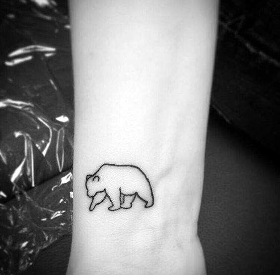 tatuagem urso polar 80