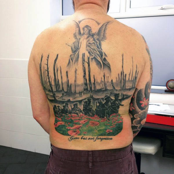 tatuagem papoilas 43