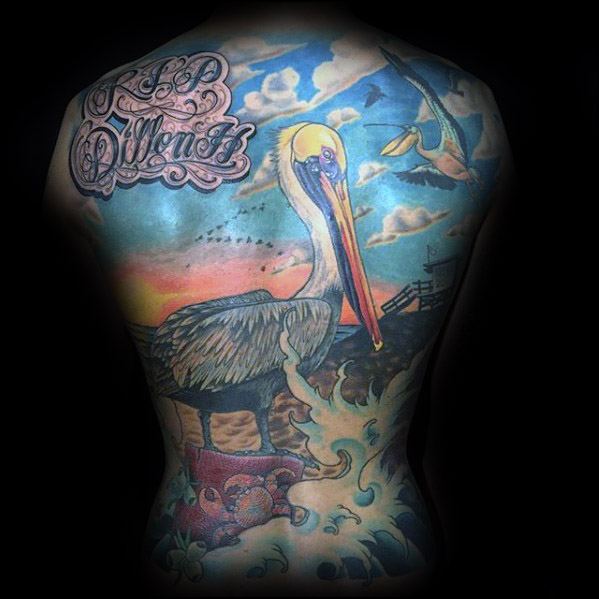 tatuagem pelicano 12740