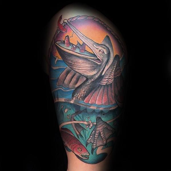 tatuagem pelicano 4376