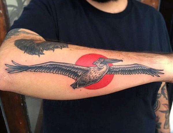 tatuagem pelicano 76109
