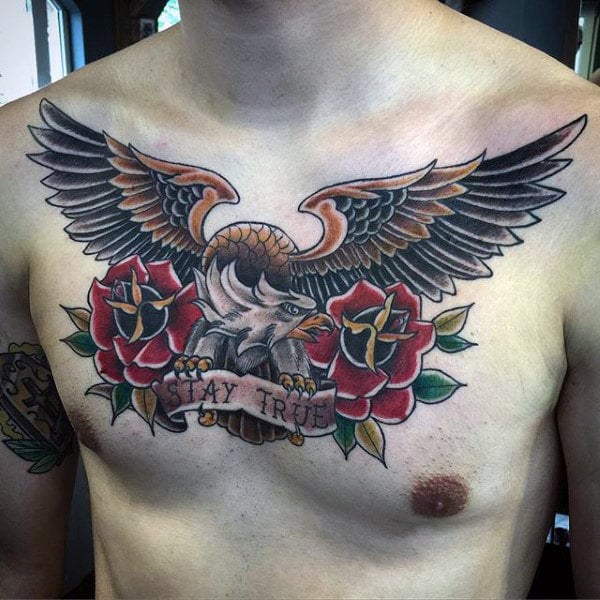 tatuagem aguia peito 113
