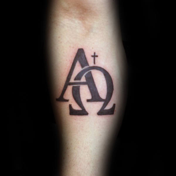 tatuagem alfa omega 13