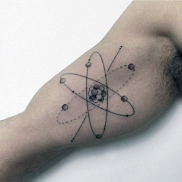 tatuagem atomo 121