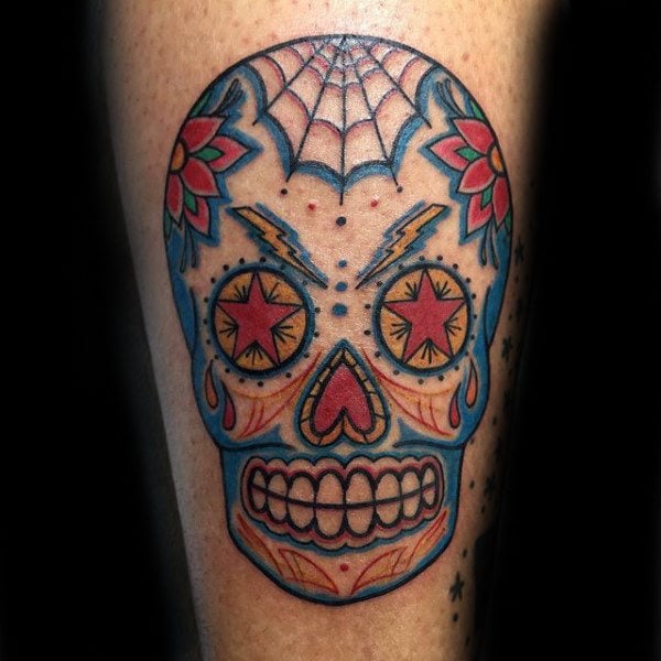 tatuagem caveira mexicana acucar 105