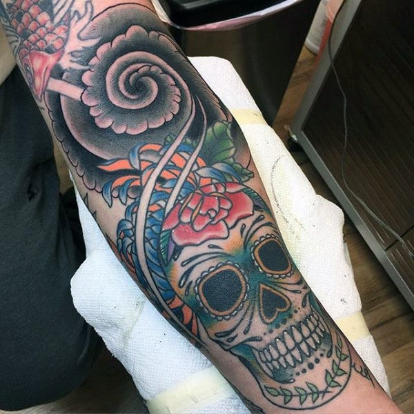 tatuagem caveira mexicana acucar 11
