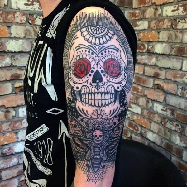 tatuagem caveira mexicana acucar 71