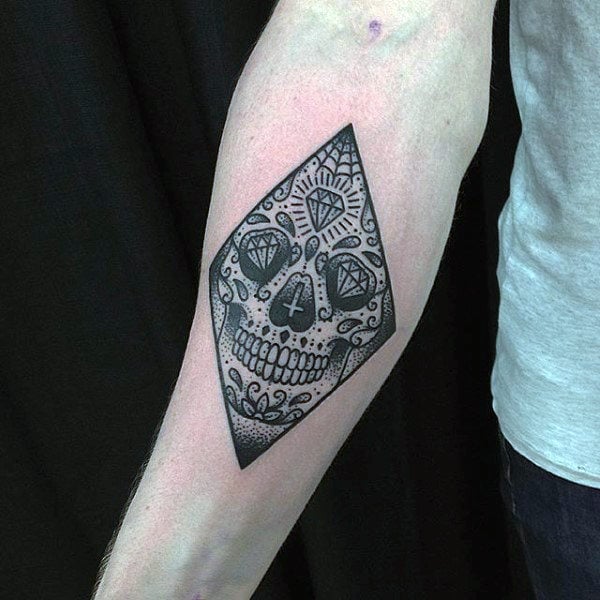 tatuagem caveira mexicana acucar 95
