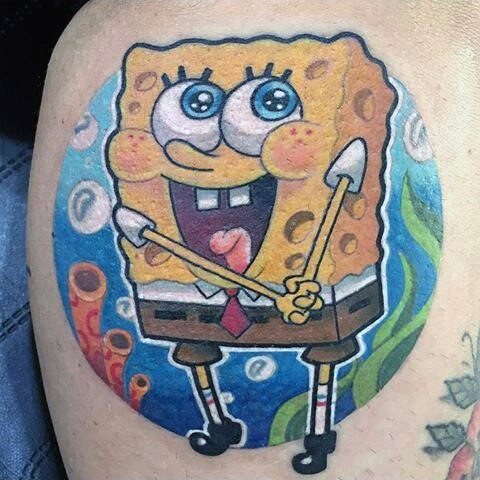 tatuagem spongebob 09