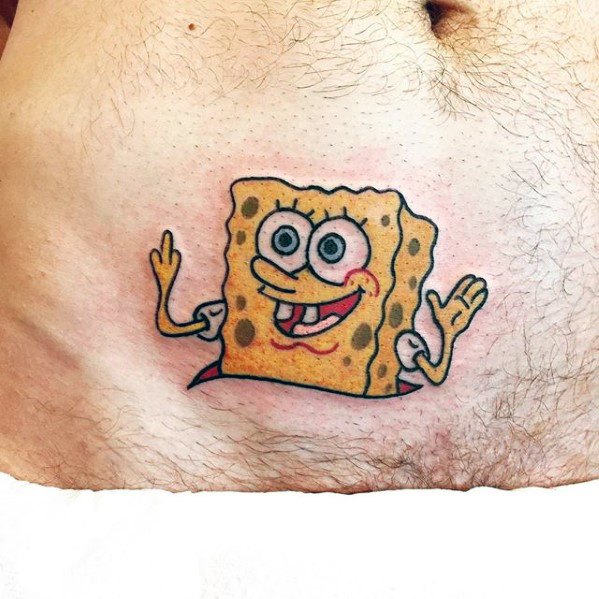 tatuagem spongebob 11