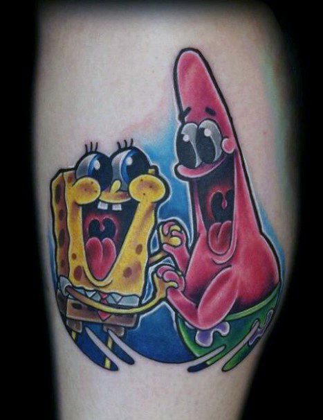 tatuagem spongebob 17