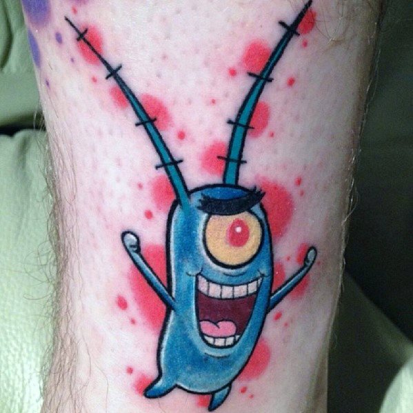 tatuagem spongebob 21