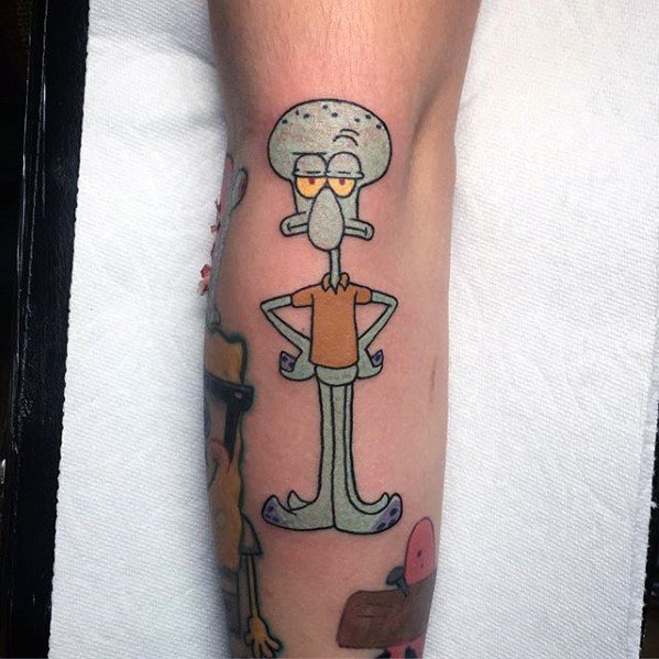 tatuagem spongebob 25