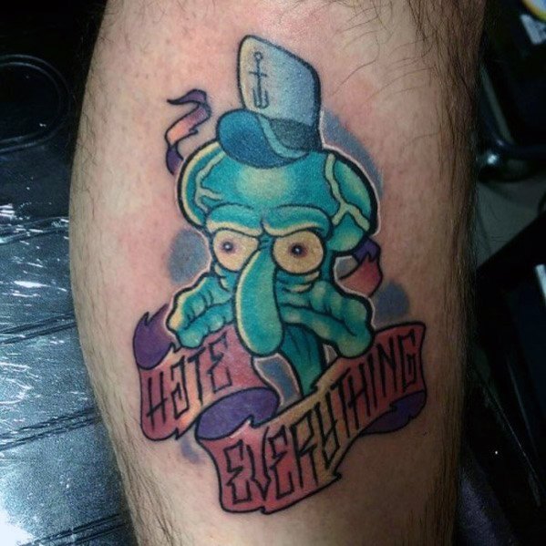 tatuagem spongebob 51