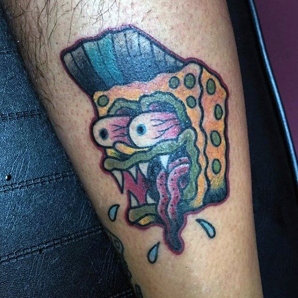 tatuagem spongebob 53
