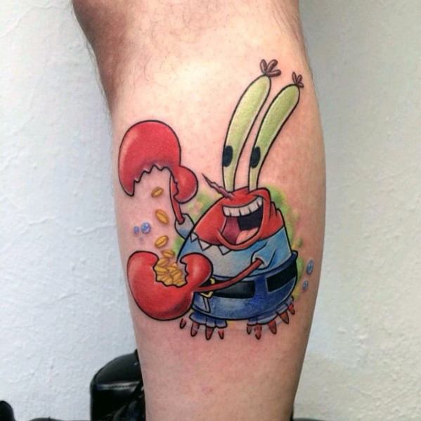 tatuagem spongebob 57