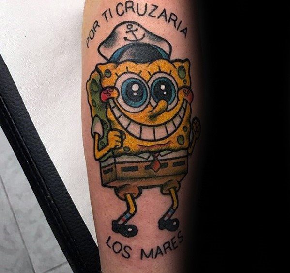 tatuagem spongebob 65