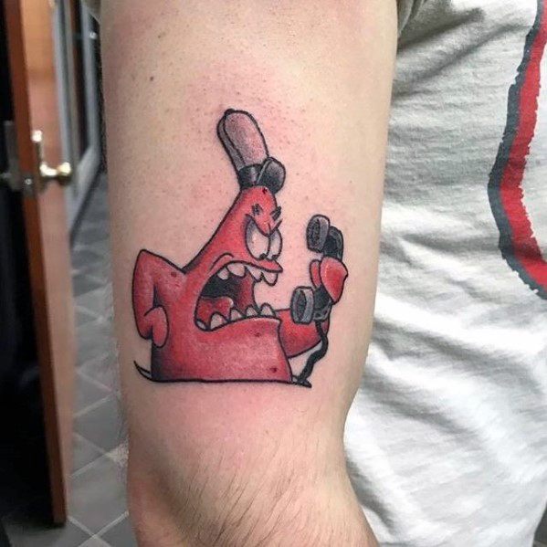 tatuagem spongebob 69