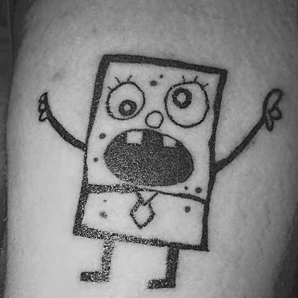tatuagem spongebob 83