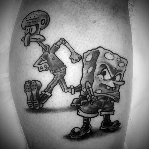 tatuagem spongebob 89